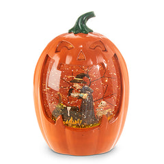 Brewing Witch Lighted Water Pumpkin, 8.5