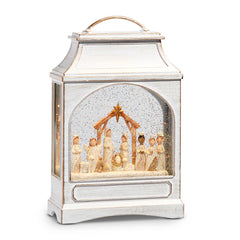 Nativity Lighted Musical Water Lantern, 11