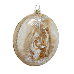 Holy Family North Star Disc Family Ornament, 5
