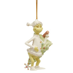 Lenox Grinch Stealing Tree ornament, 4 1/4