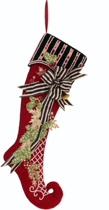 Christmas Bells Stocking by Mark Roberts, 24''