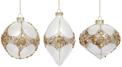 Moroccan Banded Ornament by Mark Roberts, 3 Piece Set, 3