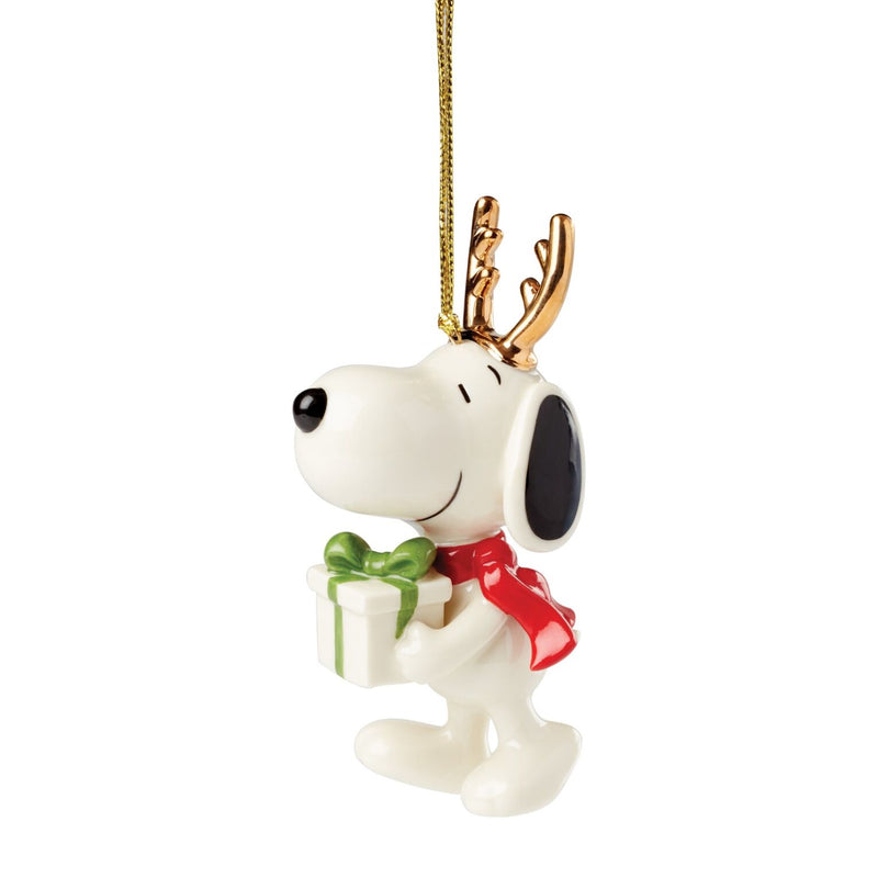 Lenox 2024 Snoopy With Gift Ornament, 4.5"