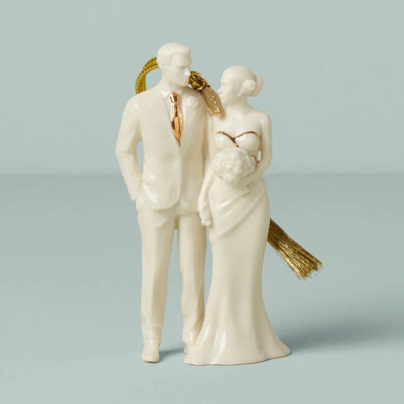 Lenox Bride & Groom 2024 Ornament, 4.5"